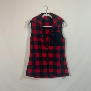 {2/20} Chaps Fleece Flannel Vest